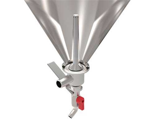 Grainfather Conical fermenter. Kran