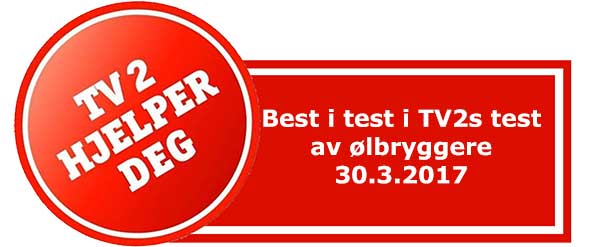 Ølbrygger Best i test TV2
